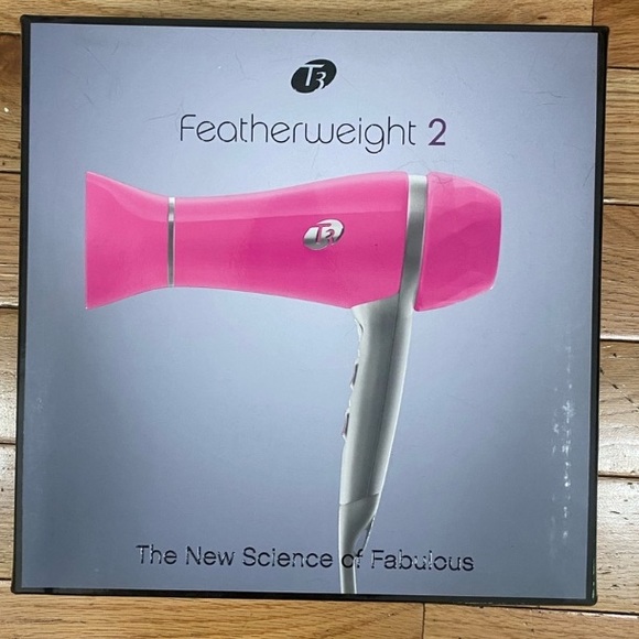 NEW T3 Featherweight 2 professional hair dryer pink /box damaged